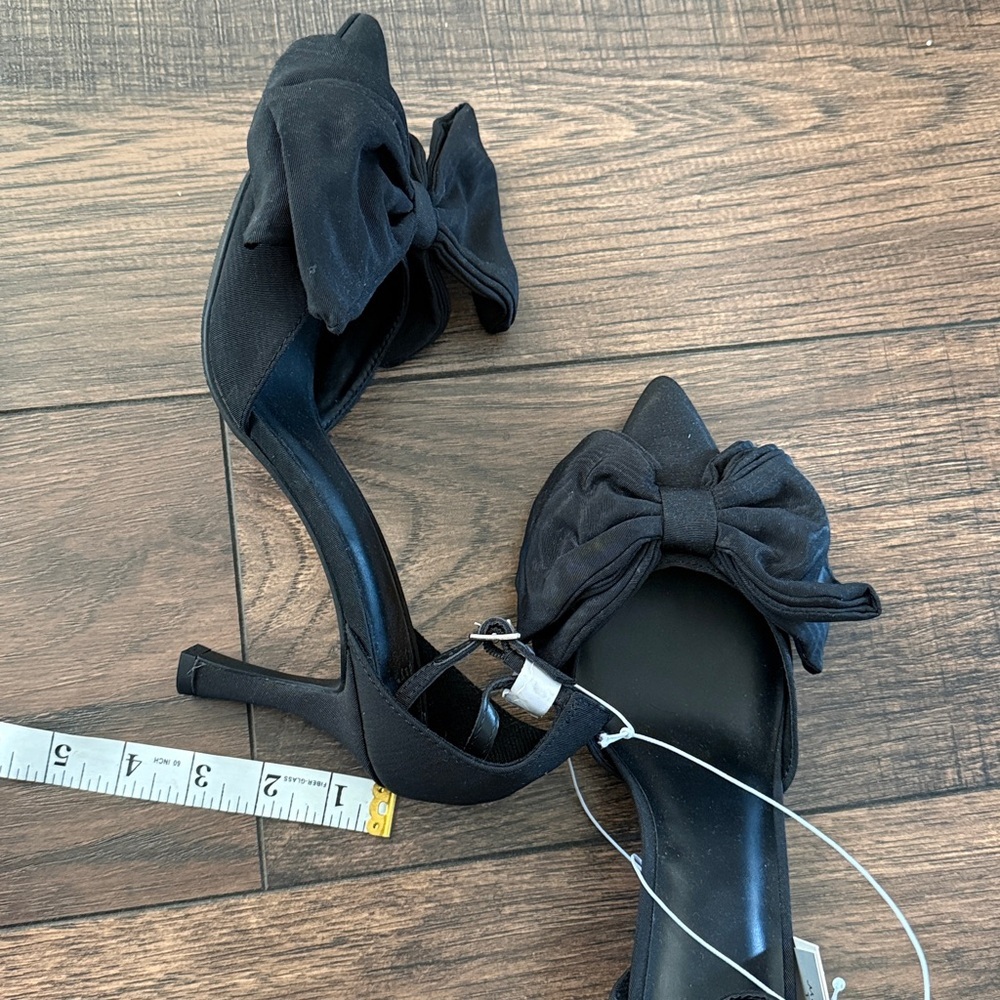 a new day Black Bow Heels size 11 - Picture 8 of 11